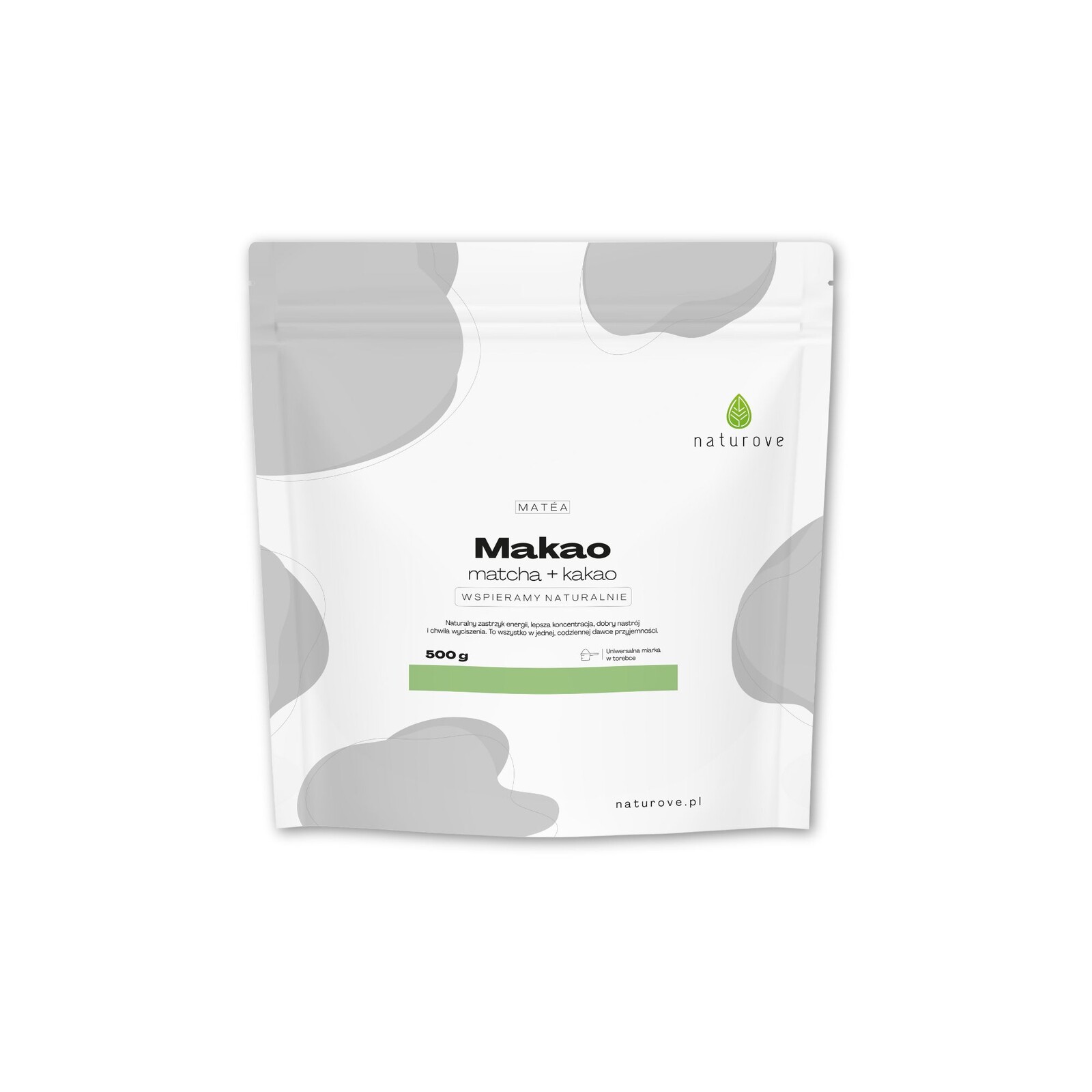 Matéa Makao naturove (matcha kakao) 500 g přírodní energie