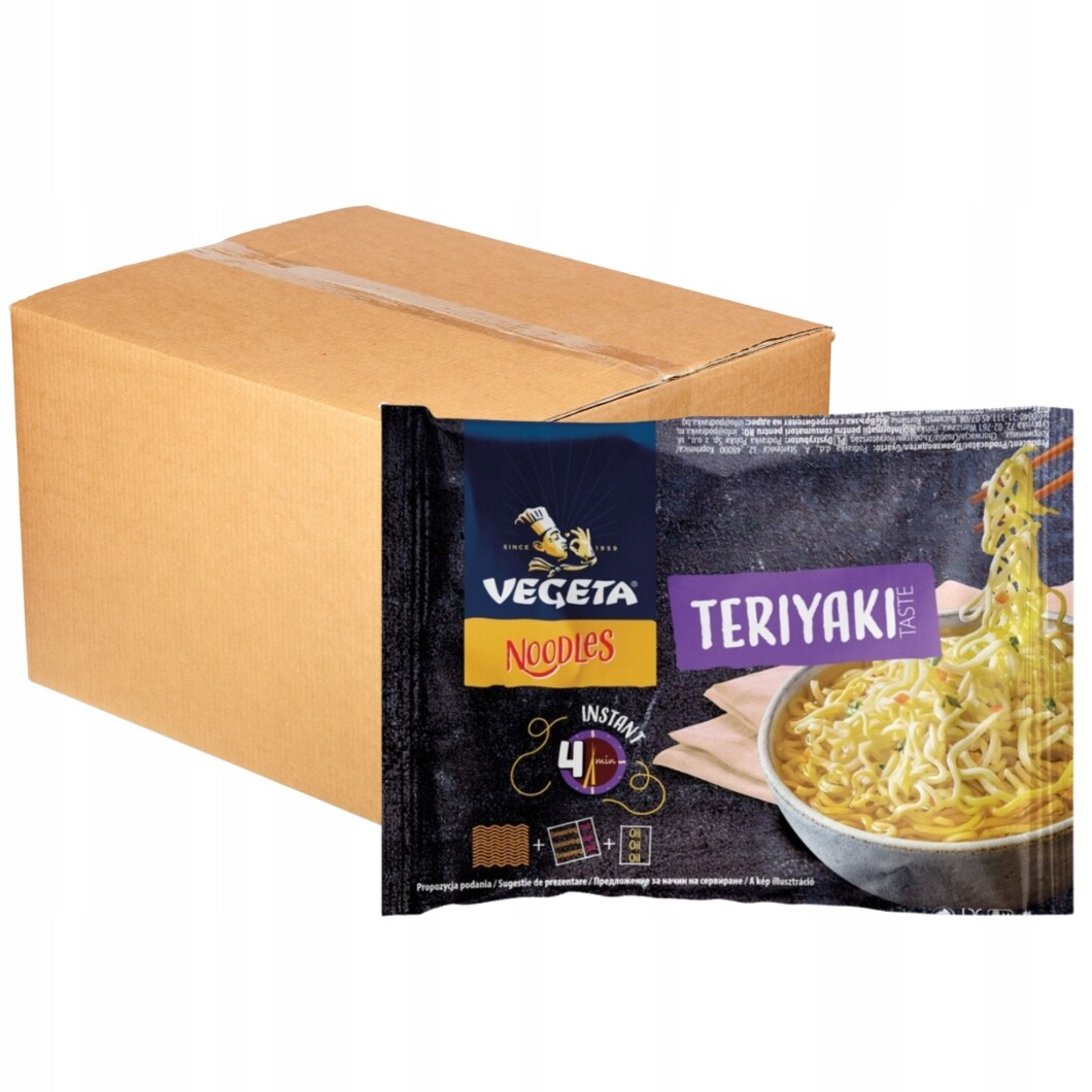 Vegeta Nudle polévka s příchutí teriyaki 75 g x 20 kusů
