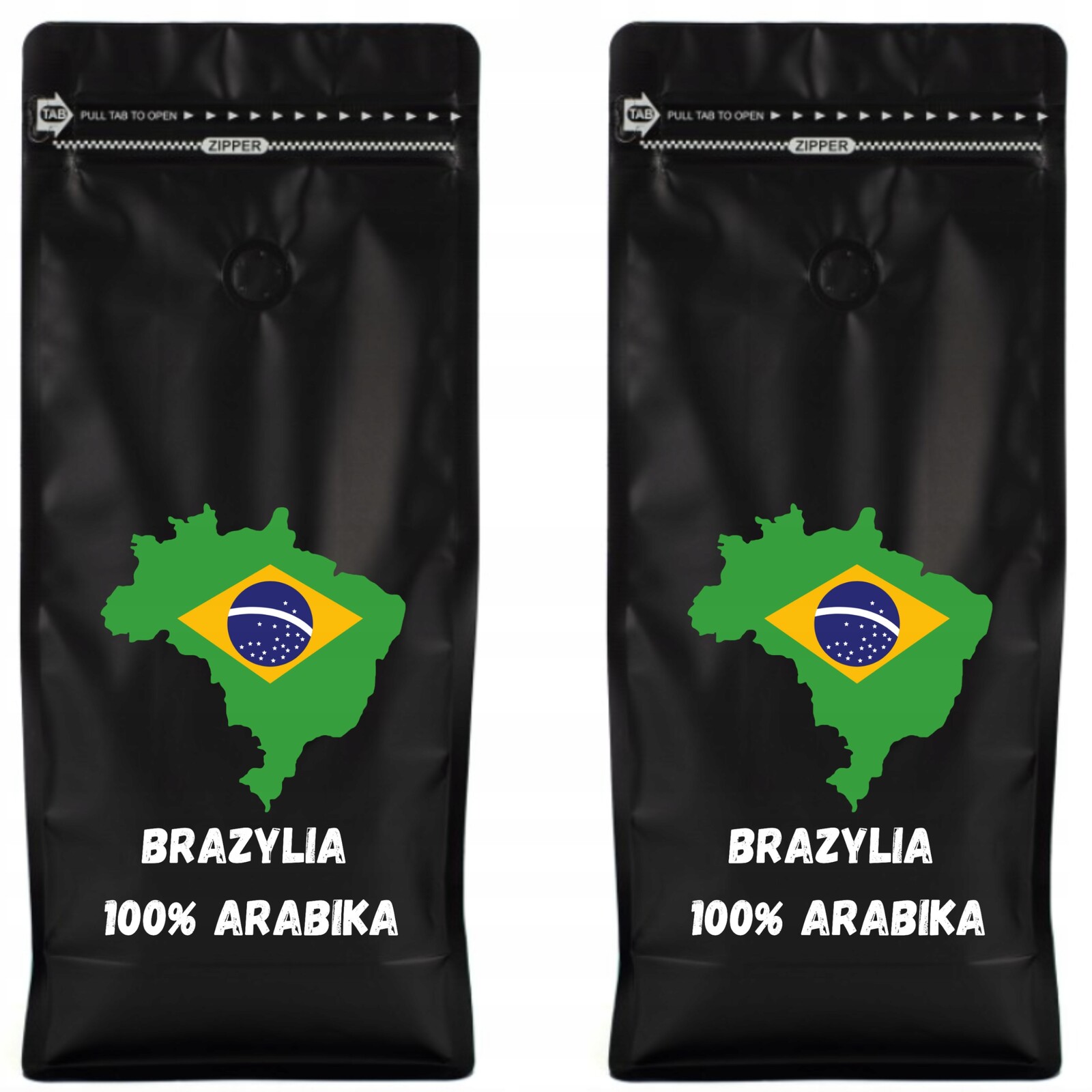 Káva Brazílie 2 kg Čerstvě pražená 100% Arabica 2000 g