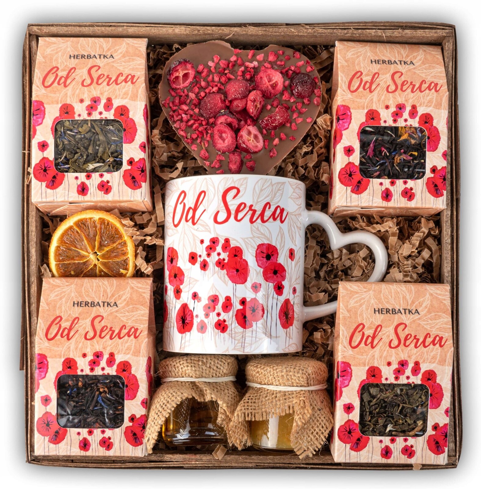 Dárek Ke Dni Žen Valentýnský hrnek čokoláda a čajem z krabičky ve tvaru srdce