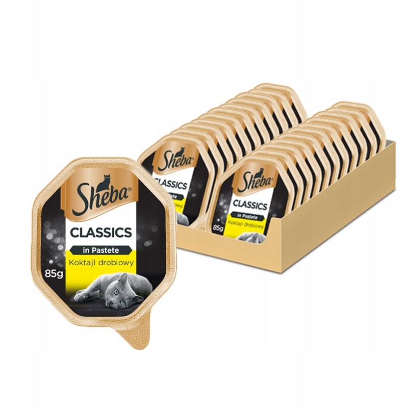 Sheba Tácek Classics Terina Koktejl Drůbež 22x85g