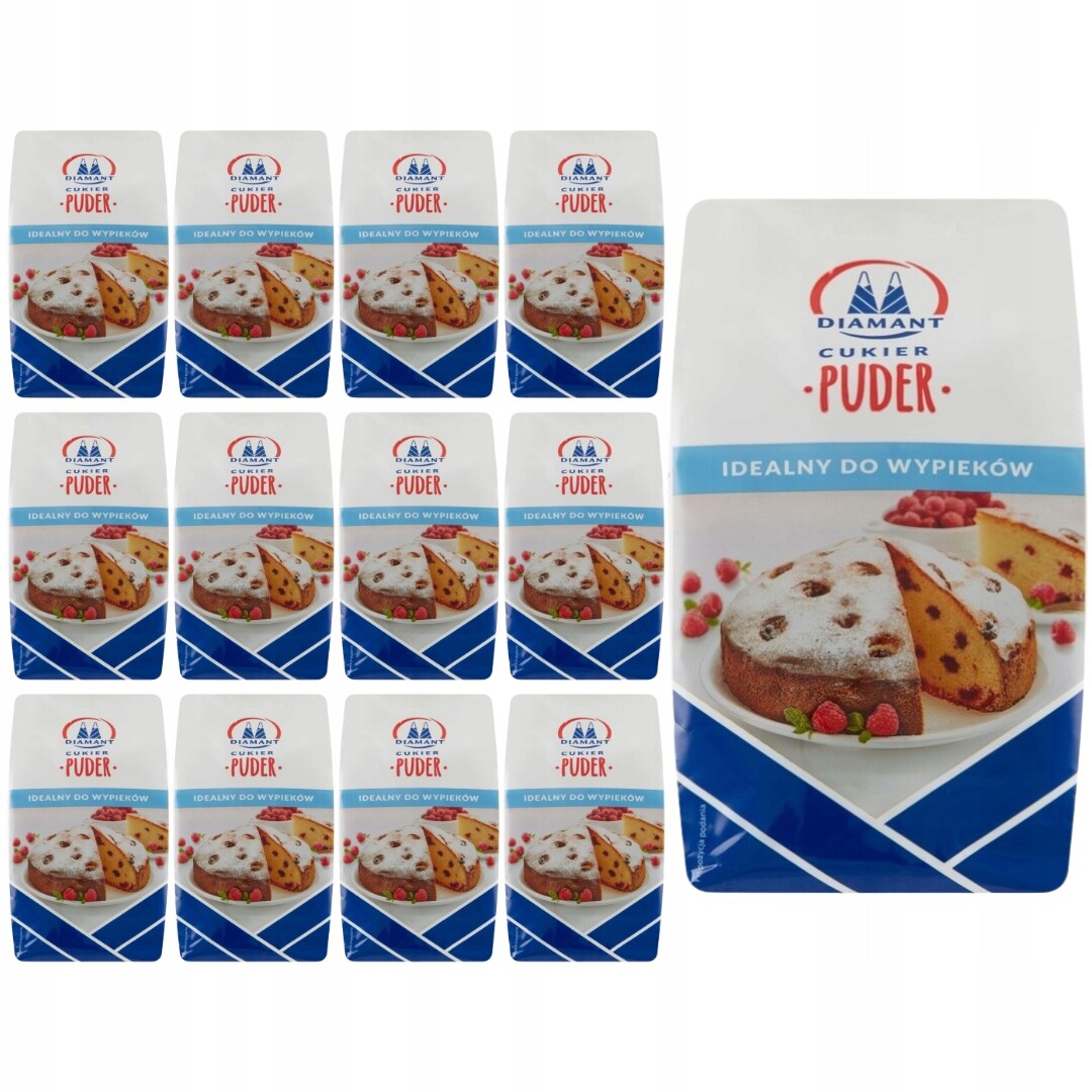 Diamant Cukr pudr 400 g x 12 kusů