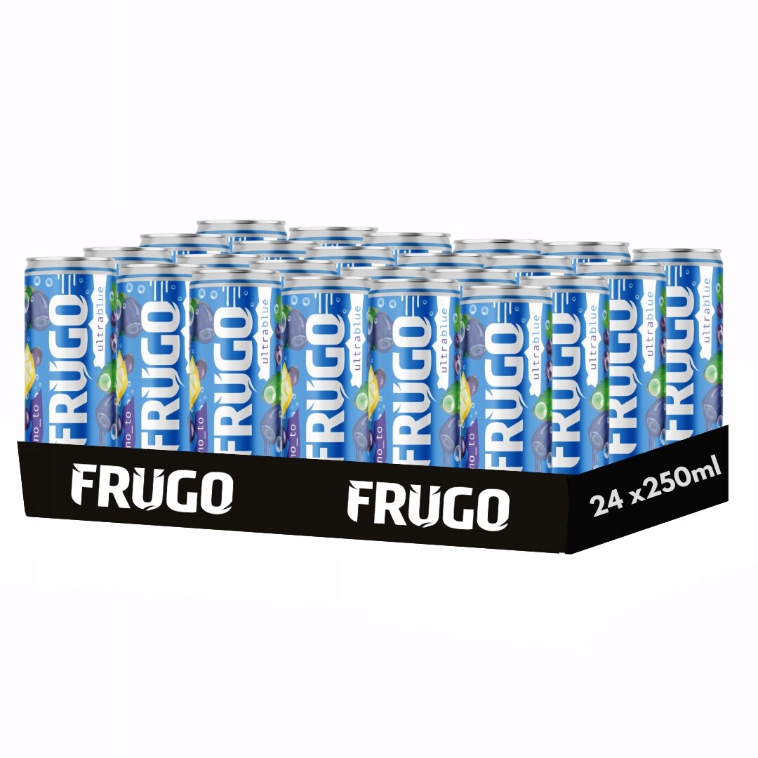 Frugo Ultra Blue Sycená dóza 250 ml x 24 kusů