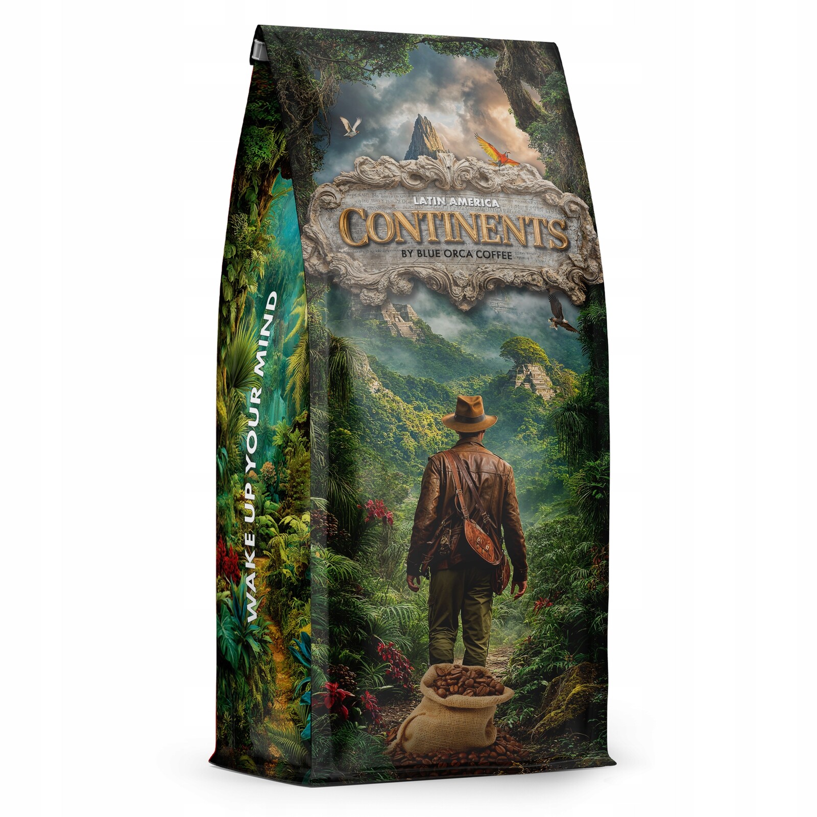 Káva zrna Continents 1kg Arabica 100% limitovaná edice Blue Orca