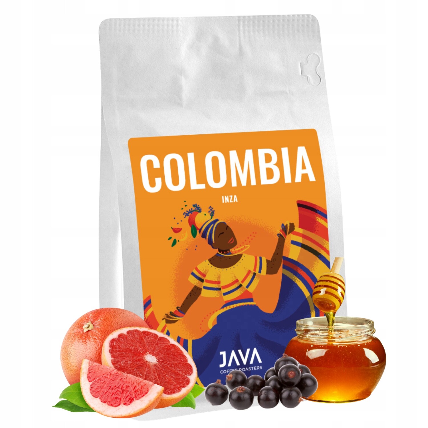 Káva překapávaná 100% Arabika Colombia Inza jemná pod filtr 500 g