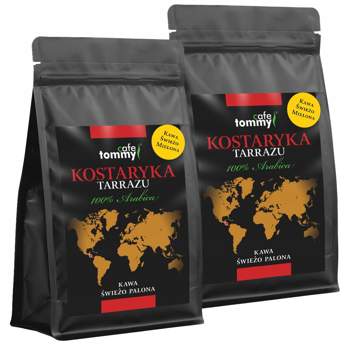 Mletá káva Kostarika Tarrazu 2 x 500 g