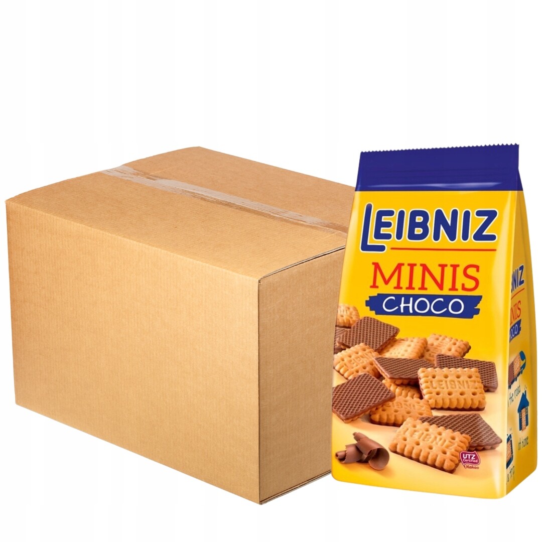 Leibniz Choco Minis Sušenky z mléčné čokolády 100g x 21 kusů
