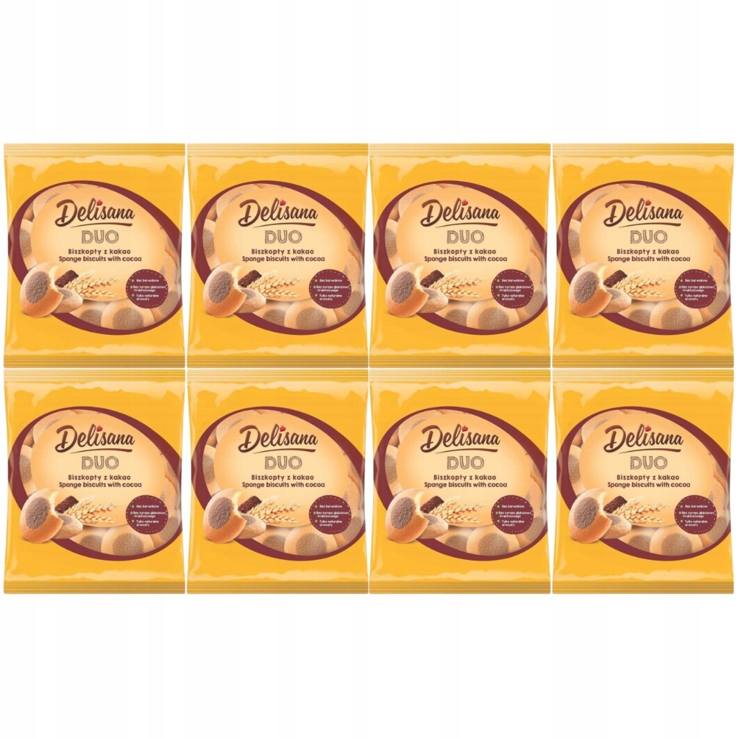 Delisana Piškoty Duo 230 g x 8 kusů