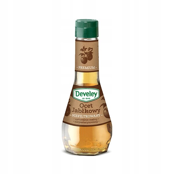 Develey Jablečný ocet Premium Nefiltrovaný a nepasterizovaný 250 ml