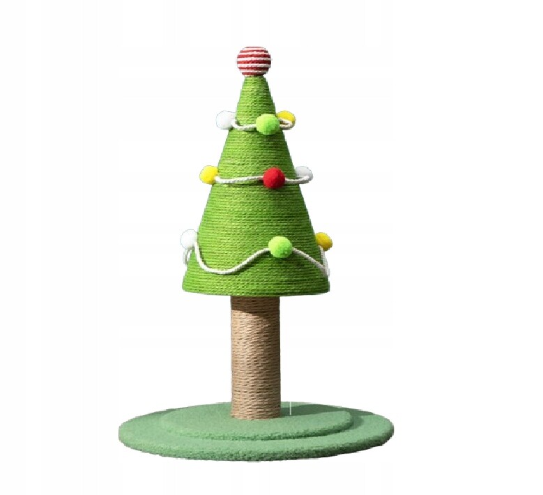 Škrabadlo Vánoční Stromek Pro Kočky 60 CM