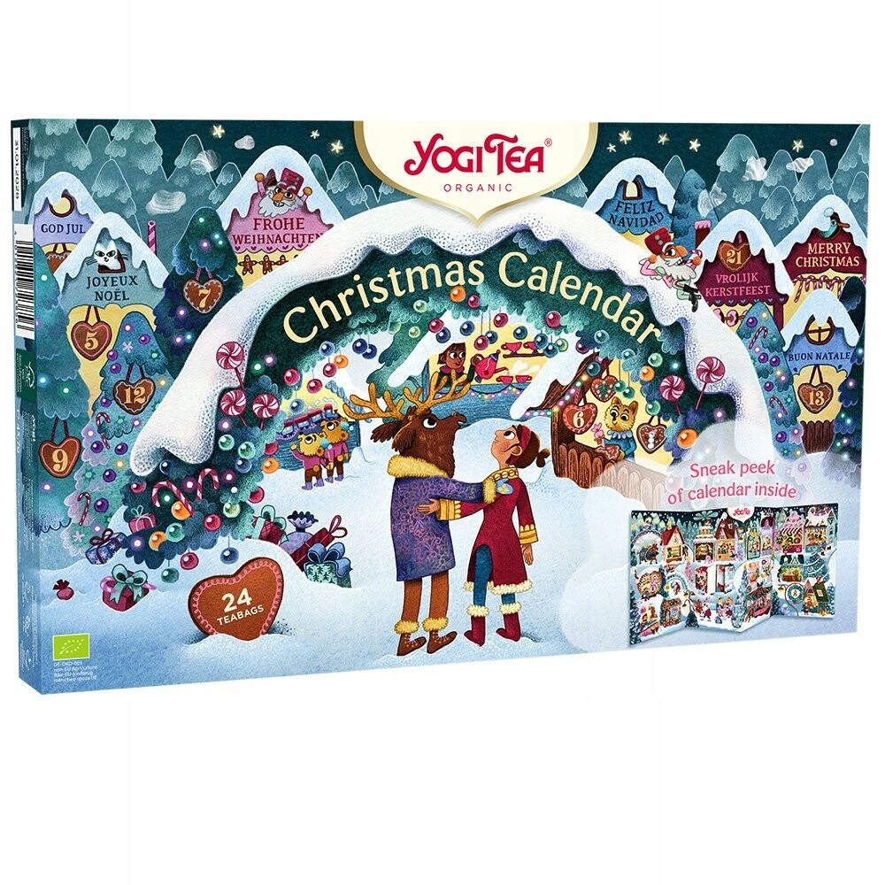 Vánoční adventní kalendář Yogi Tea 2025 Ájurvédské Eko čaje