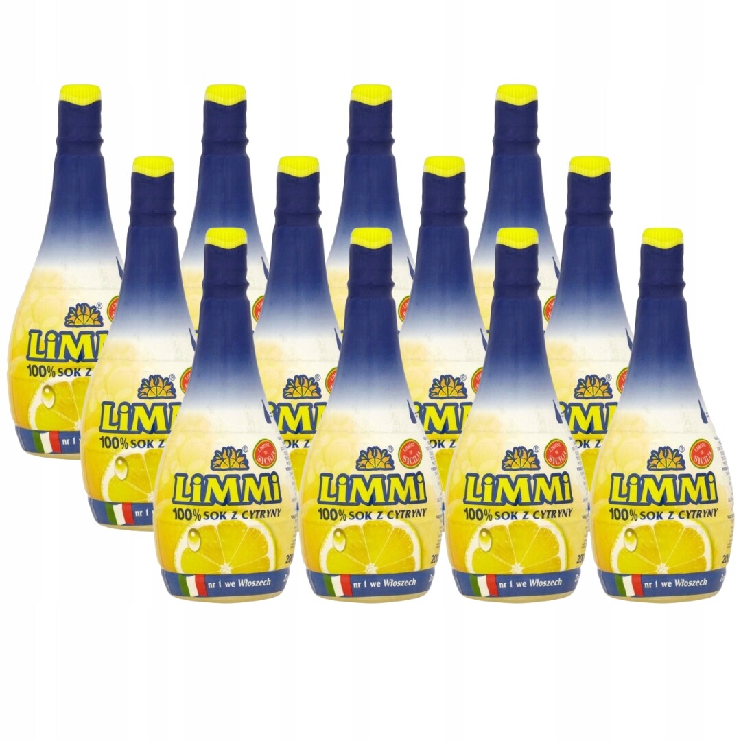 Limmi Sicilský citronový džus 200 ml x 12 kusů