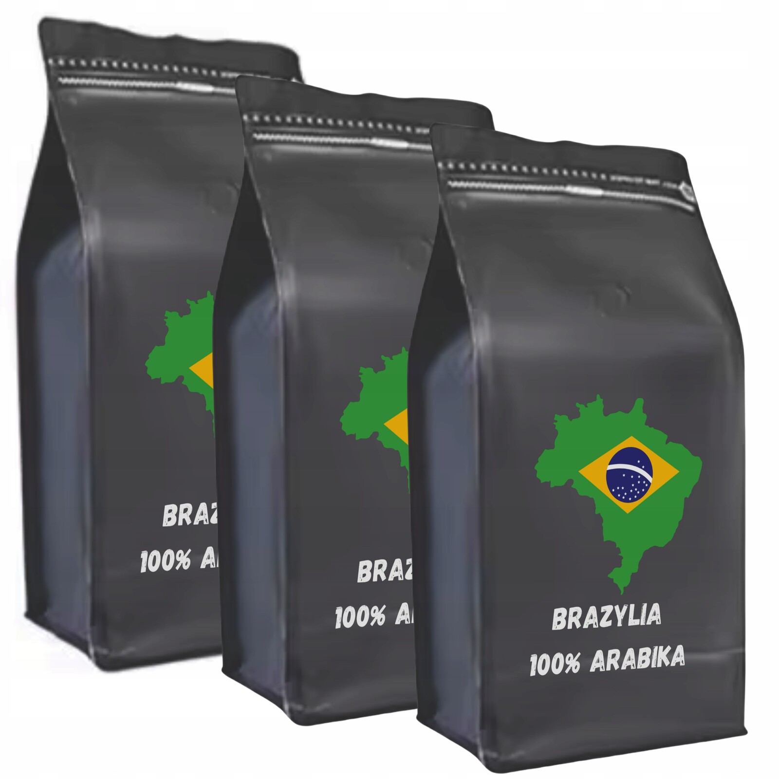 Káva zrnková 1kg x3 Cafe Paradise Brazílie 100% Arabica 3kg
