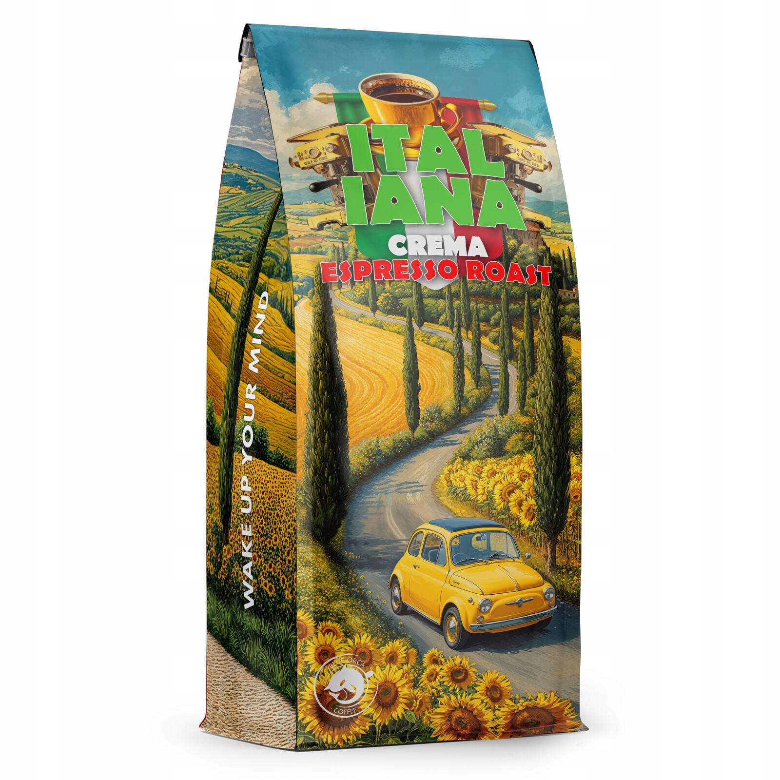 Káva zrna 1kg Italiana Crema blend Blue Orca Coffee Limited Edition