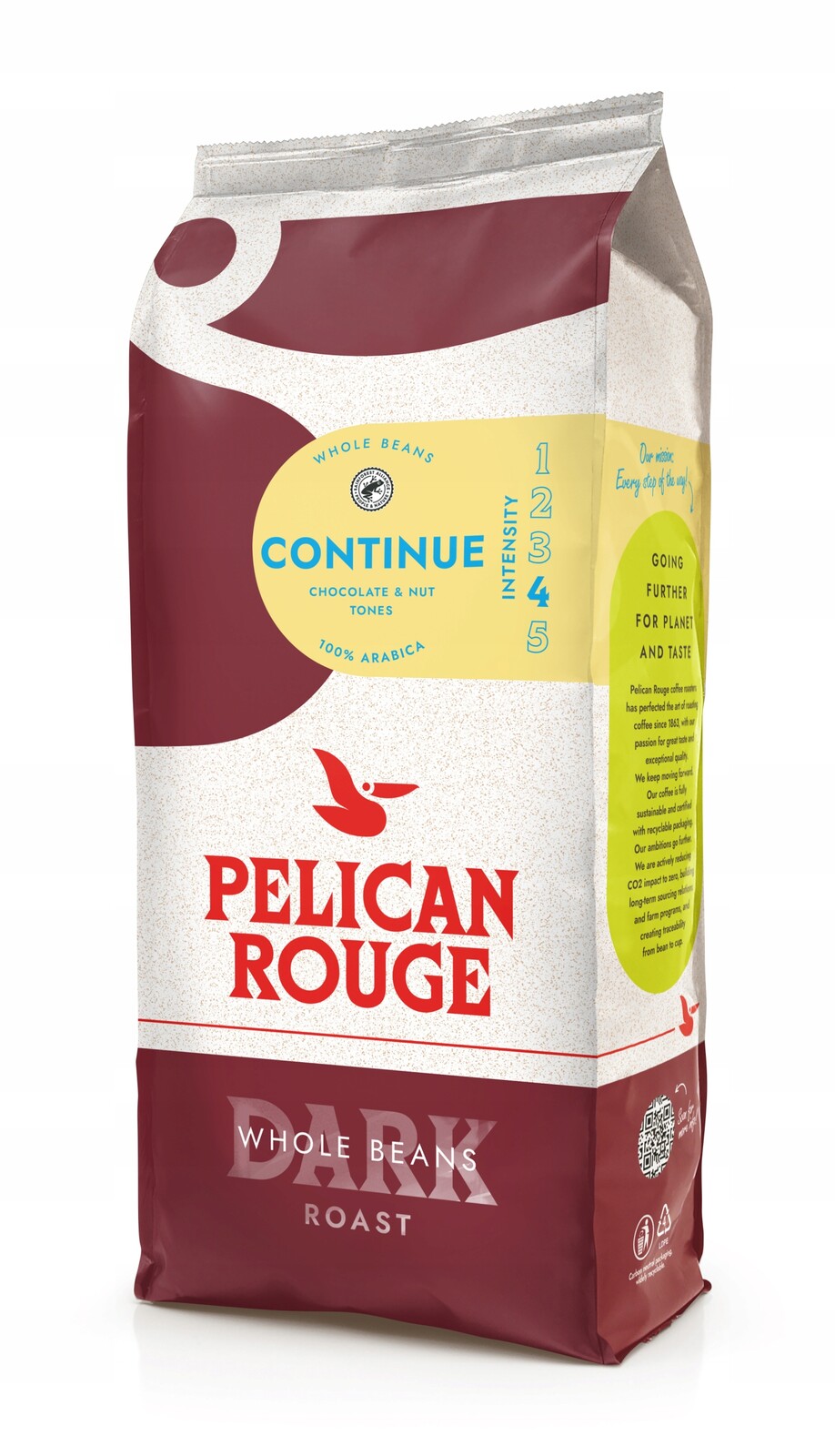 Káva zrnková Pelican Rouge Continue 1 kg Směs Arabica a Robusta