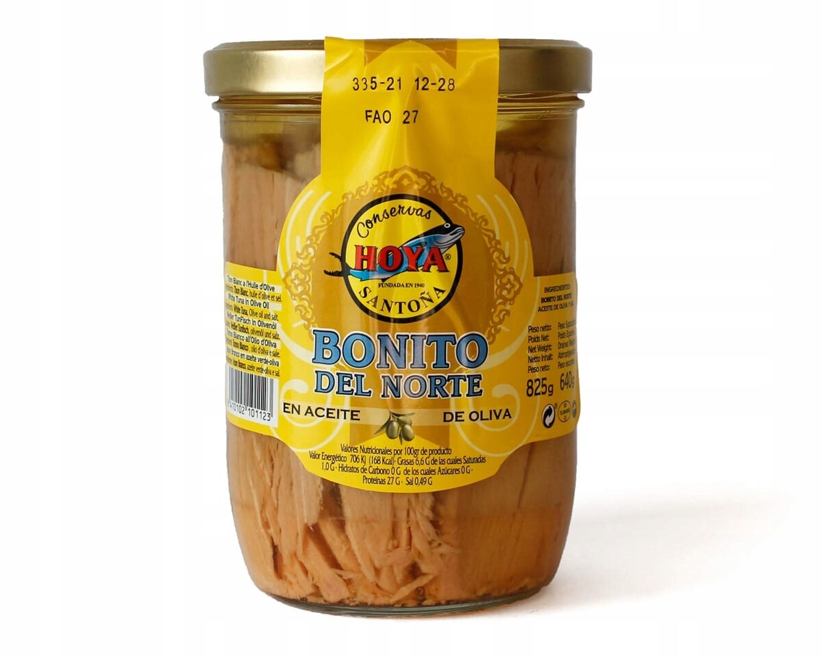 Bílý tuňák v olivovém oleji 825 g Hoya
