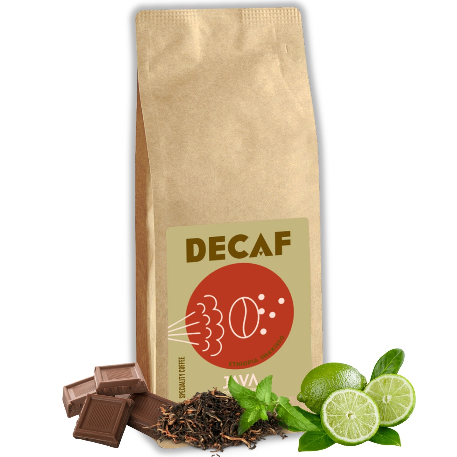 Káva zrnková, bez kofeinu Ethiopia Shakisso 1 kg, tmavě pražená arabika