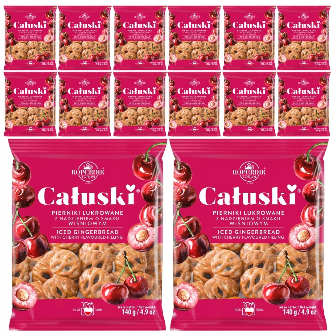 Kopernik Caluski Perníky s třešňovou náplní 140 g x 14 ks