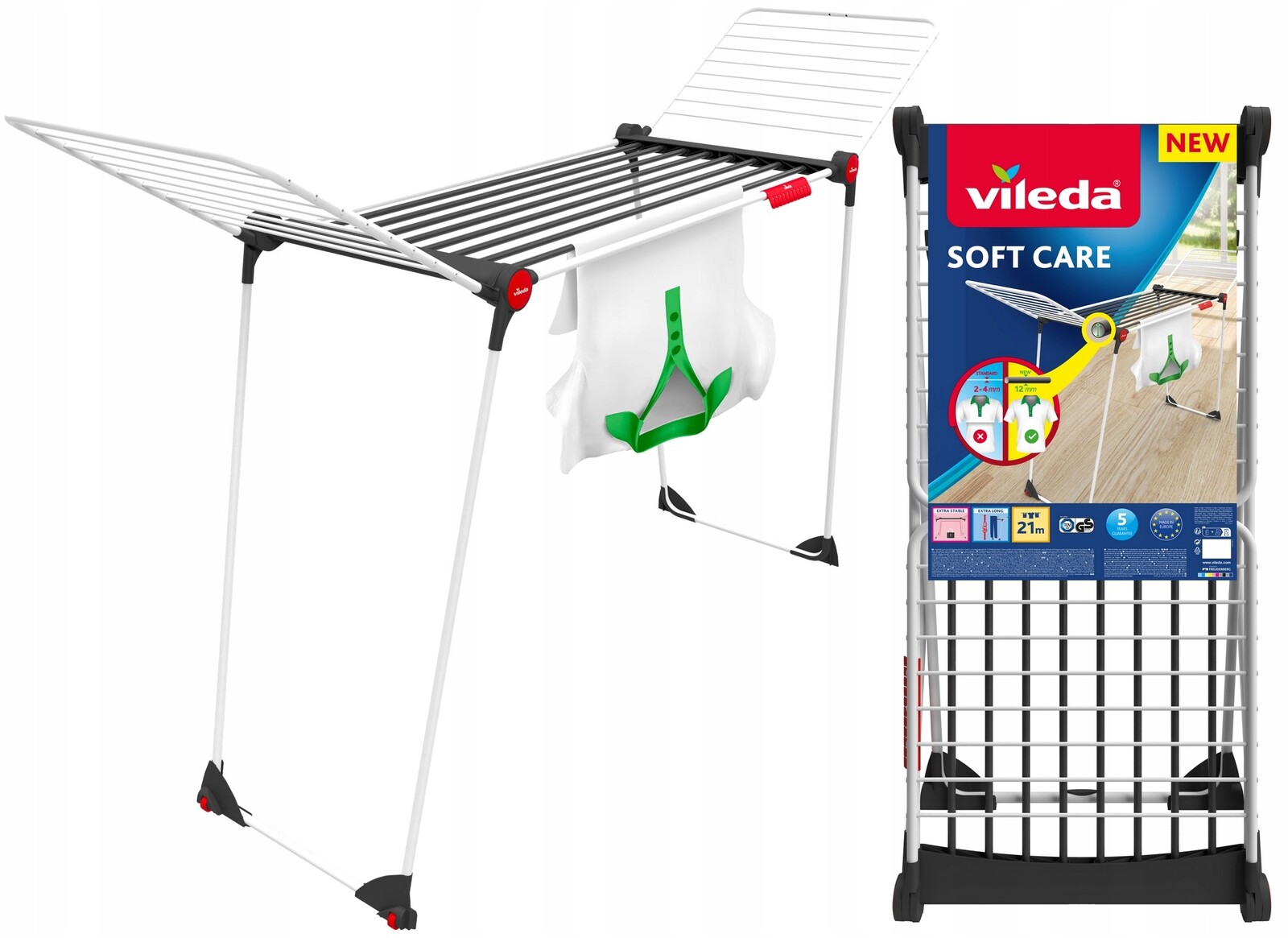 Vileda Soft Care Sušák Thick Prallo Line XL