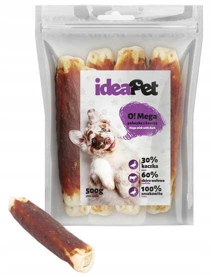 IdeaPet Tyčinka s kachnou XL 500 g