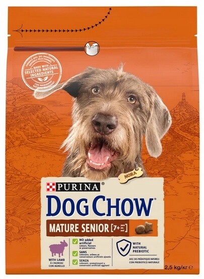 Purina Dog Chow Mature Senior jehněčí maso 2,5 kg