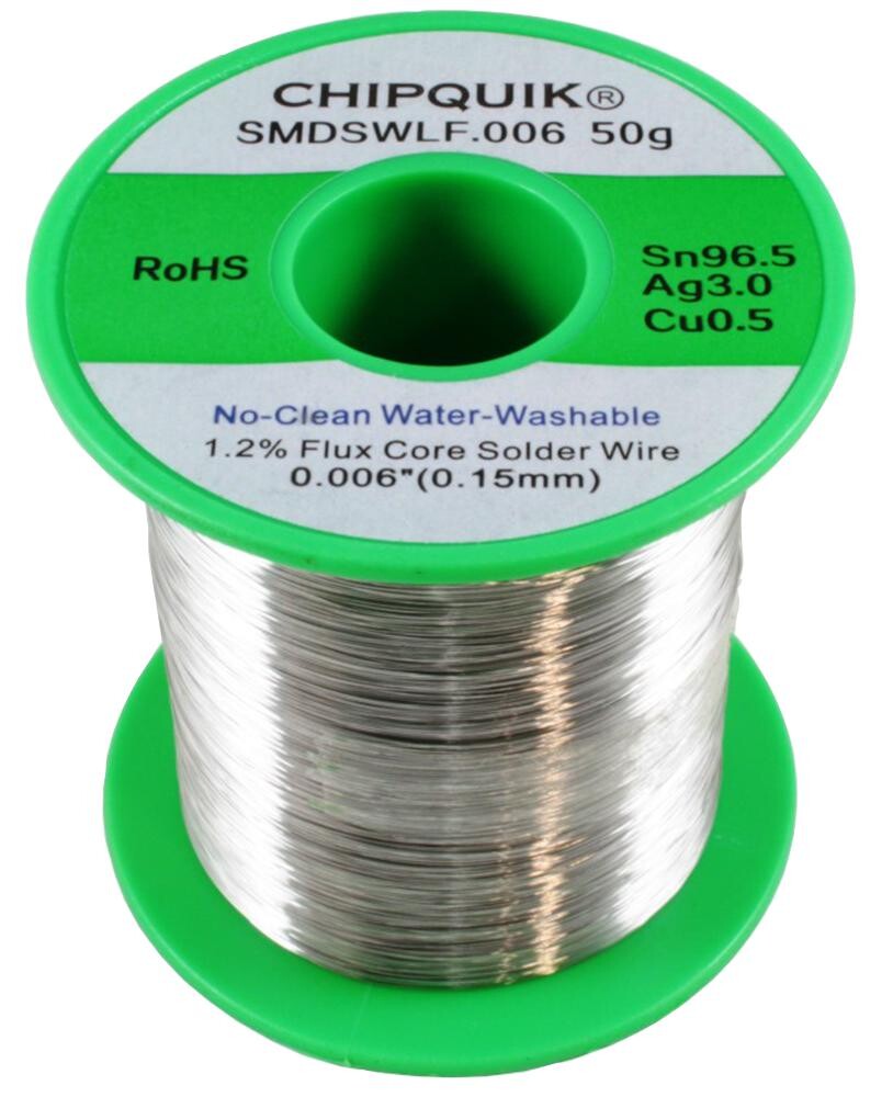 Chip Quik Smdswlf.006 50G Solder Wire, No Clean, 220 Deg C, 0.15Mm