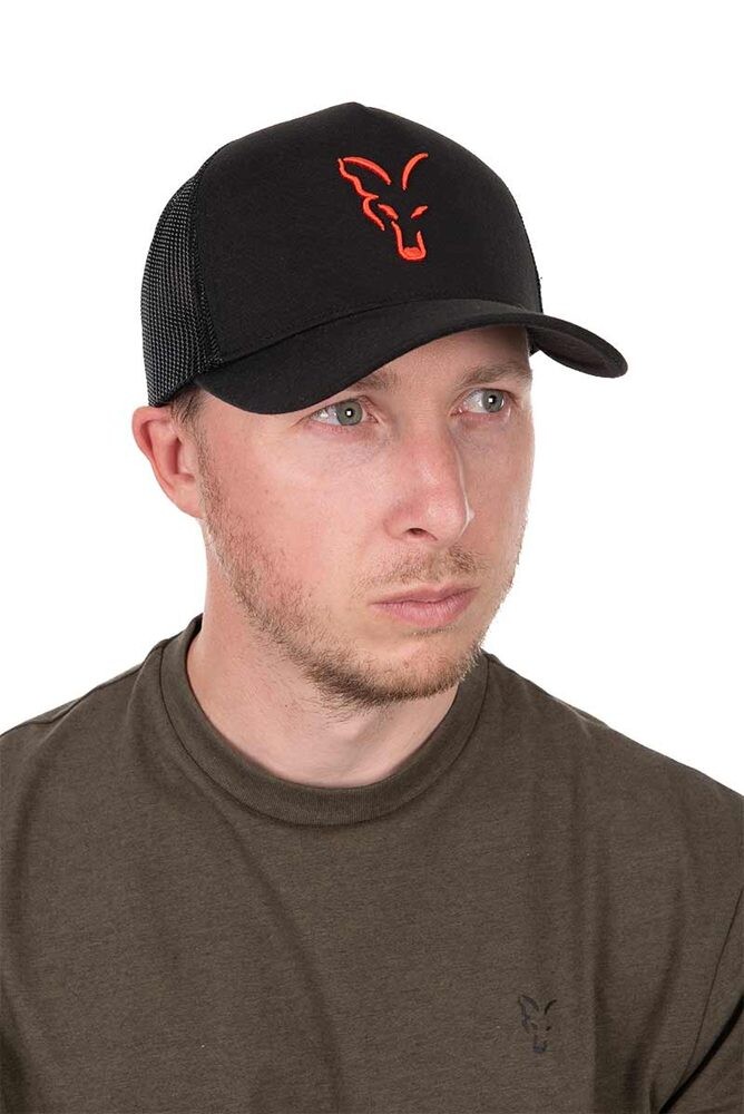 Fox Kšiltovka Collection Trucker Cap Black/Orange