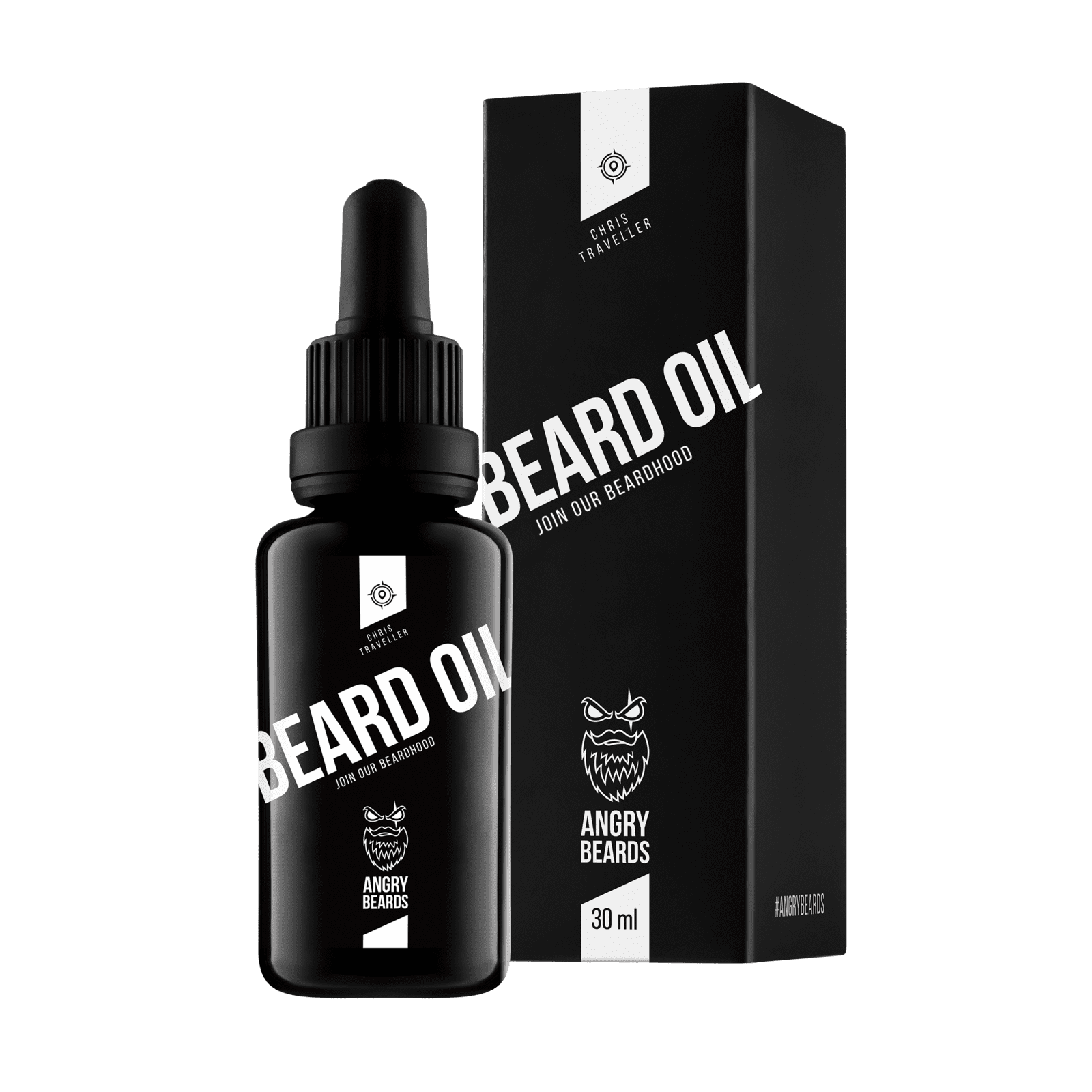 ANGRY BEARDS Chris traveller, Olej na vousy 30 ml