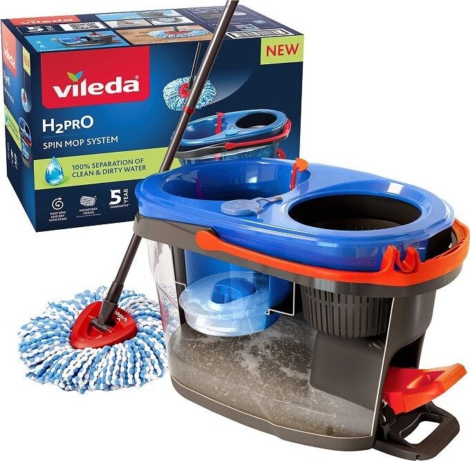 Rotační mop s kbelíkem H2PrO – Vileda