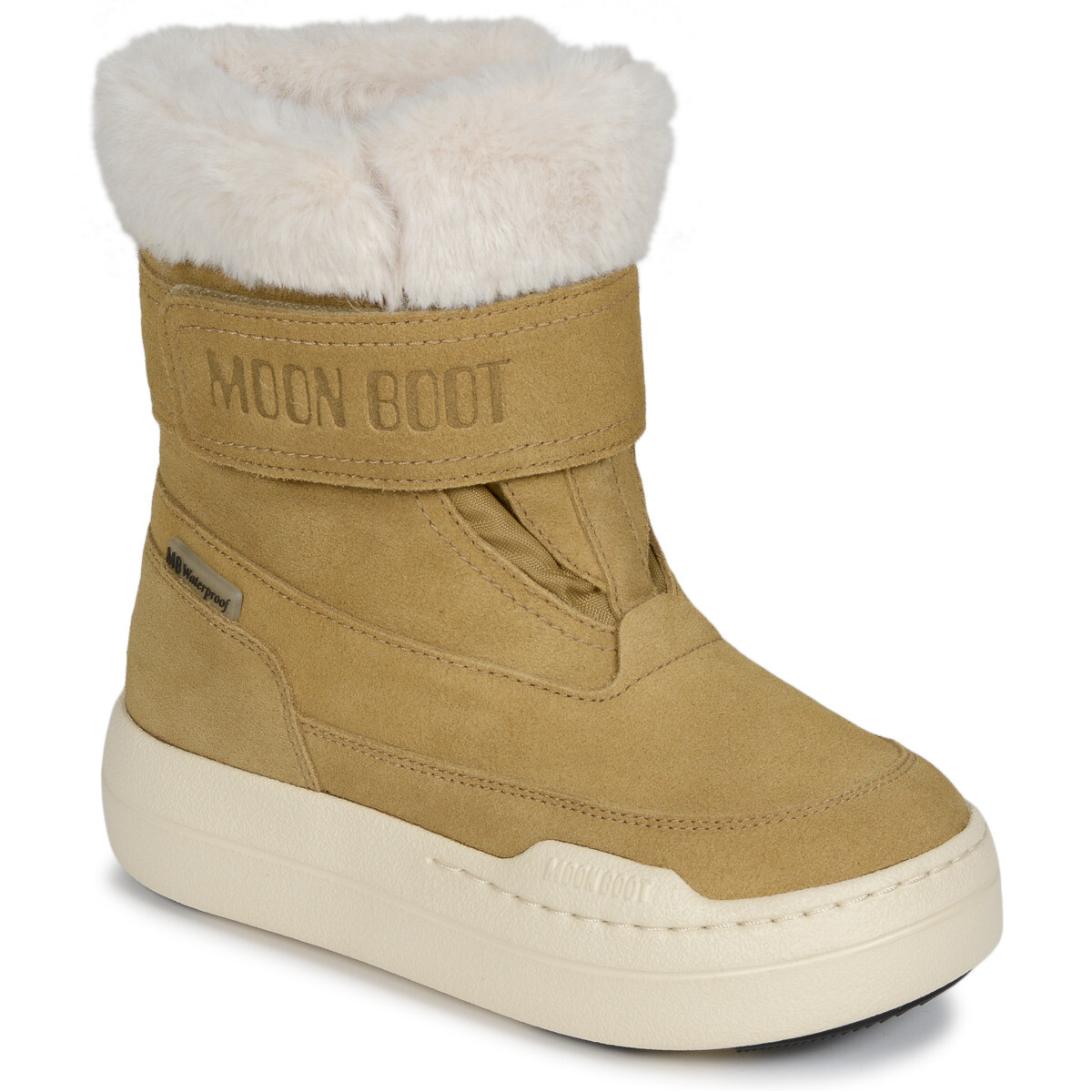 Moon Boot  MB JR PARK STRAP BOOT SUEDE  Hnědá