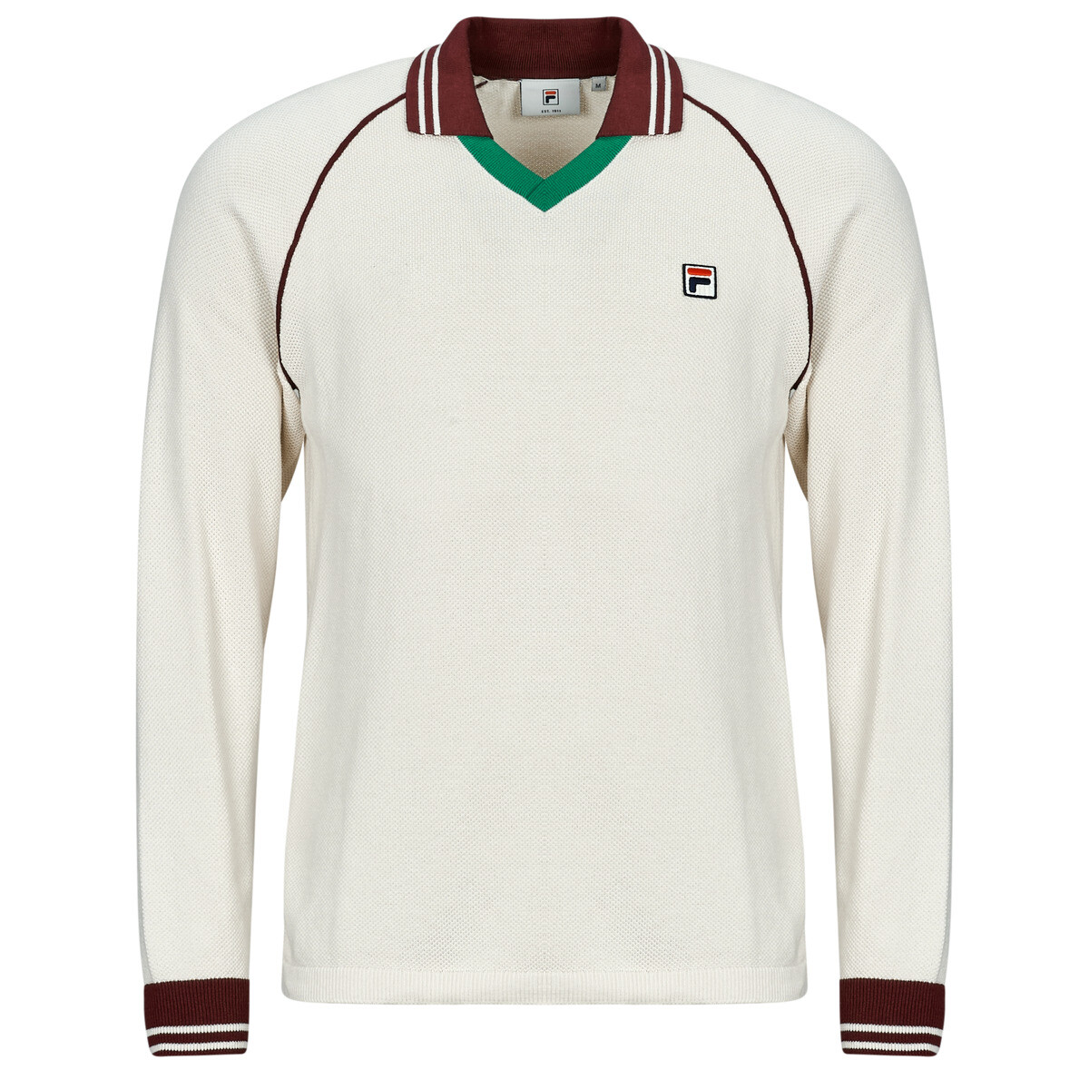 Fila  MOLINAZZO REGULAR KNIT POLO SWEATER  Béžová