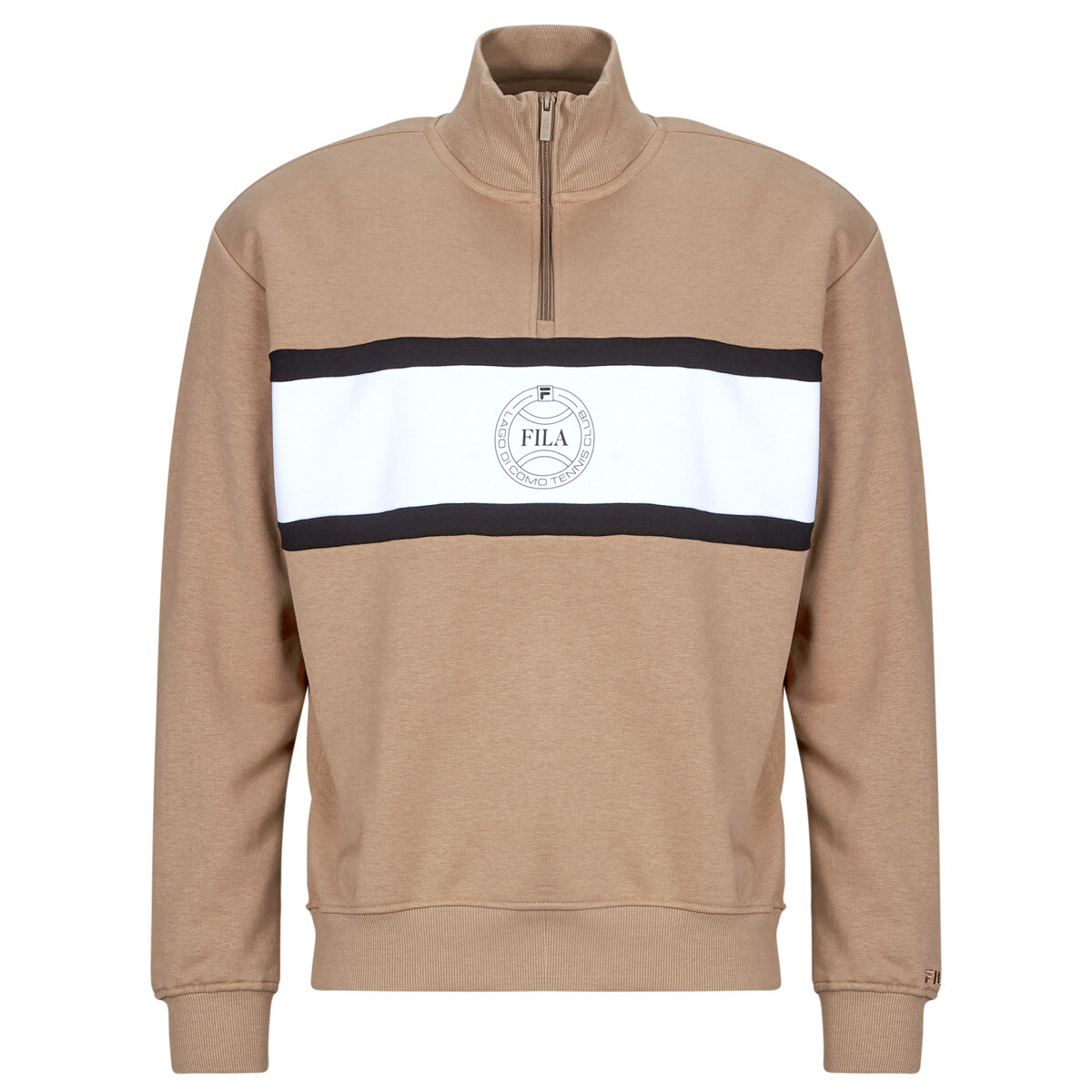 Fila  PARELLA LOOSE HALF-ZIP SWEATSHIRT  Béžová