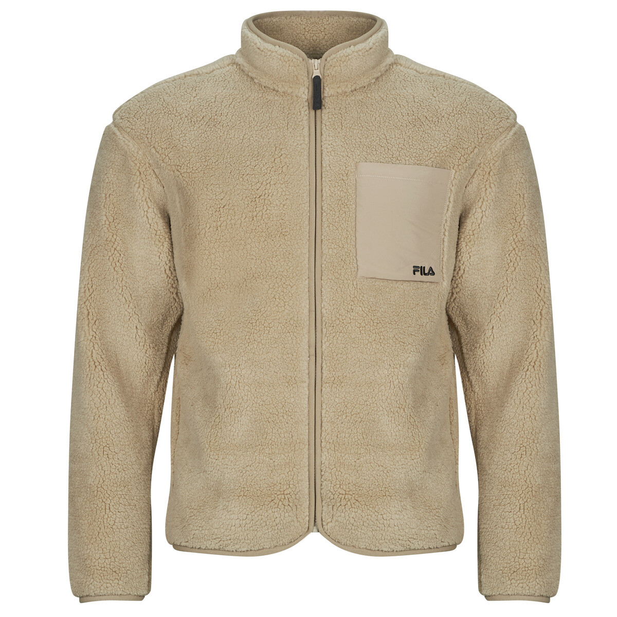 Fila  VALGRANA REGULAR TEDDY  FLEECE JACKET  Béžová