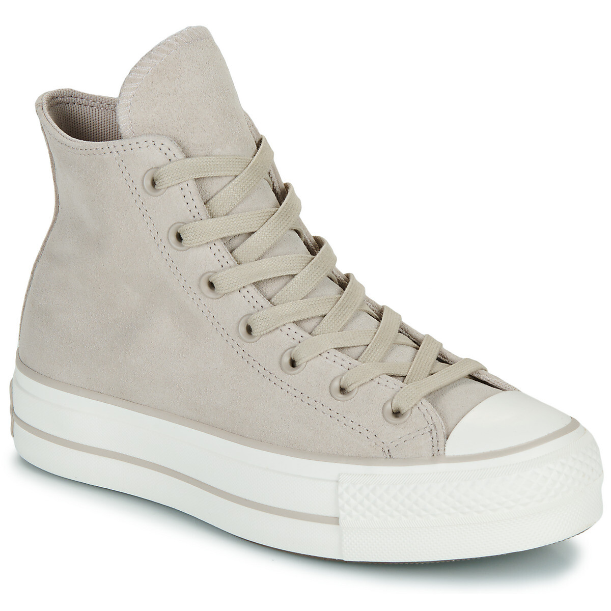 Converse  CHUCK TAYLOR ALL STAR LIFT PLATFORM SUEDE  Béžová