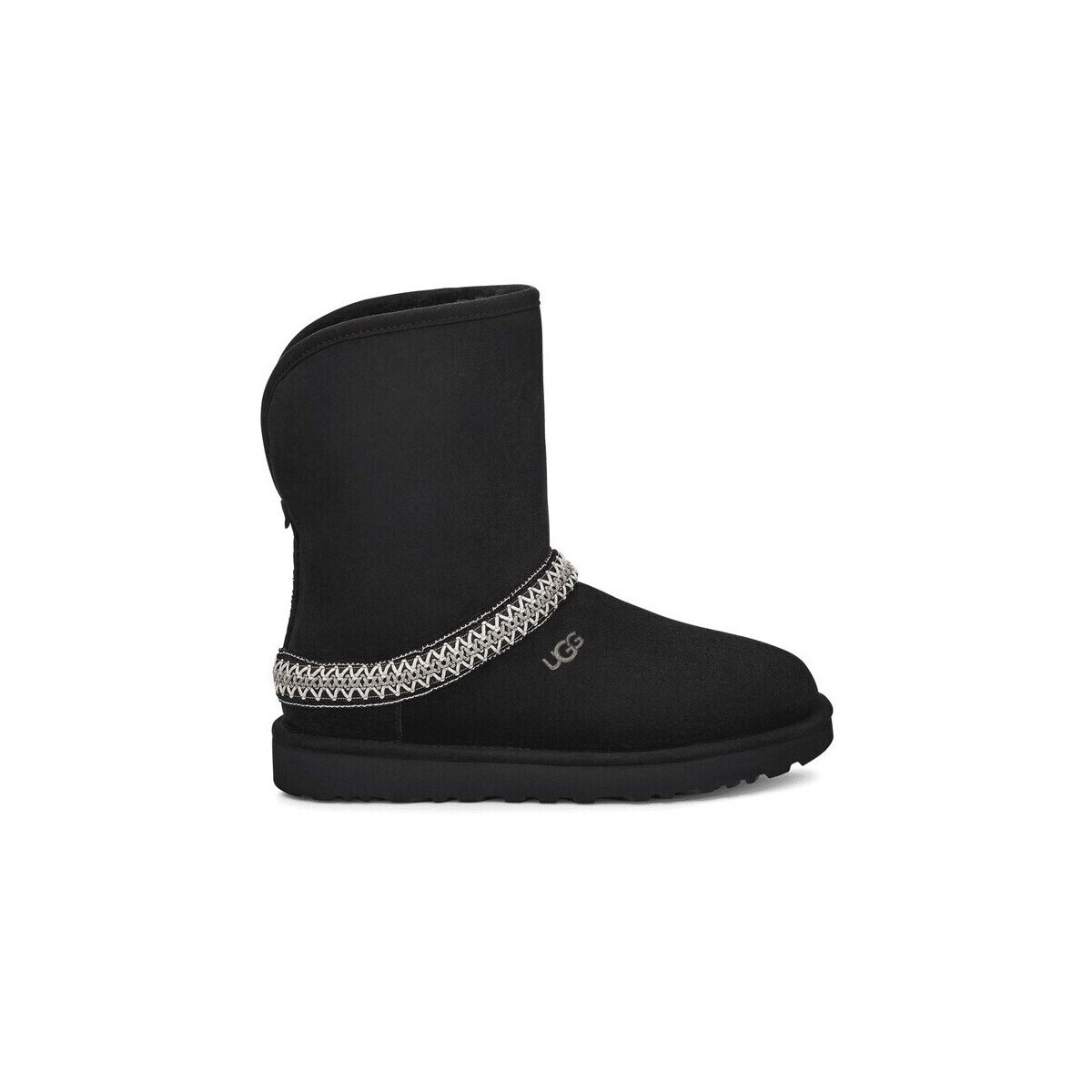 UGG  Classic Short Crescent  Černá