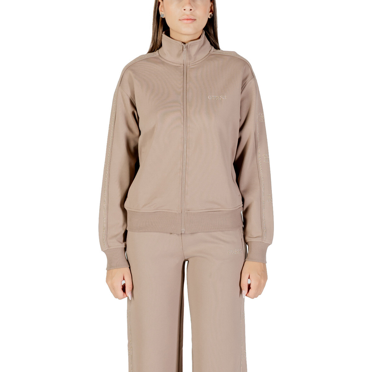 Guess  OCTAVIA HIGH NECK FULL-ZIP SWE V5BQ15 KCX22