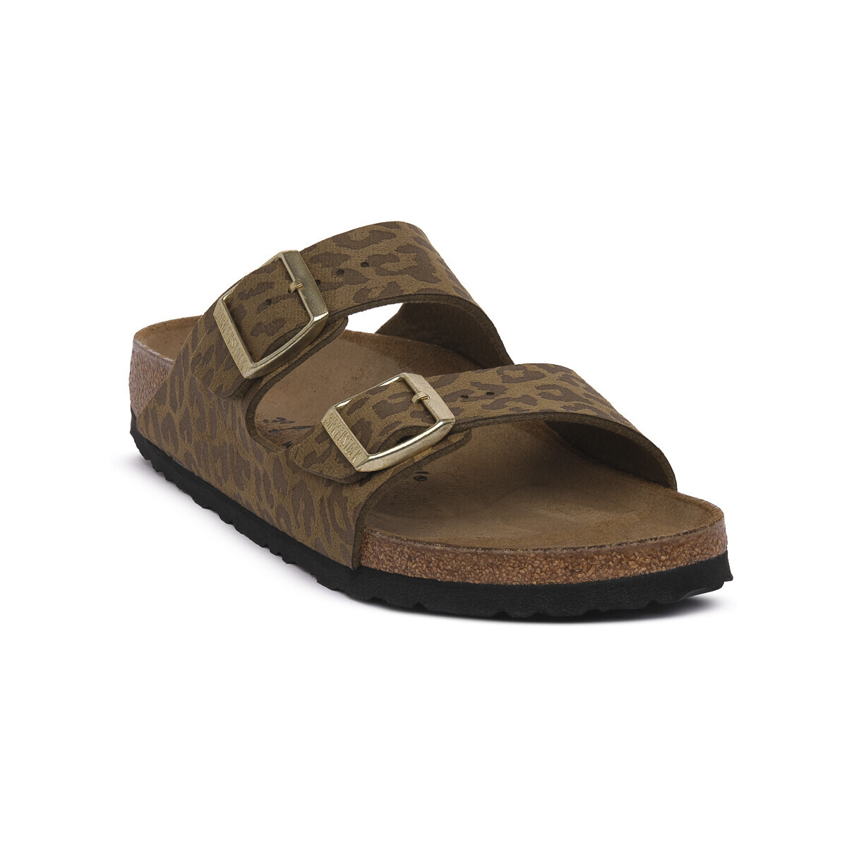 BIRKENSTOCK  ARIZONA LEO KHAKI CALZ S  Hnědá