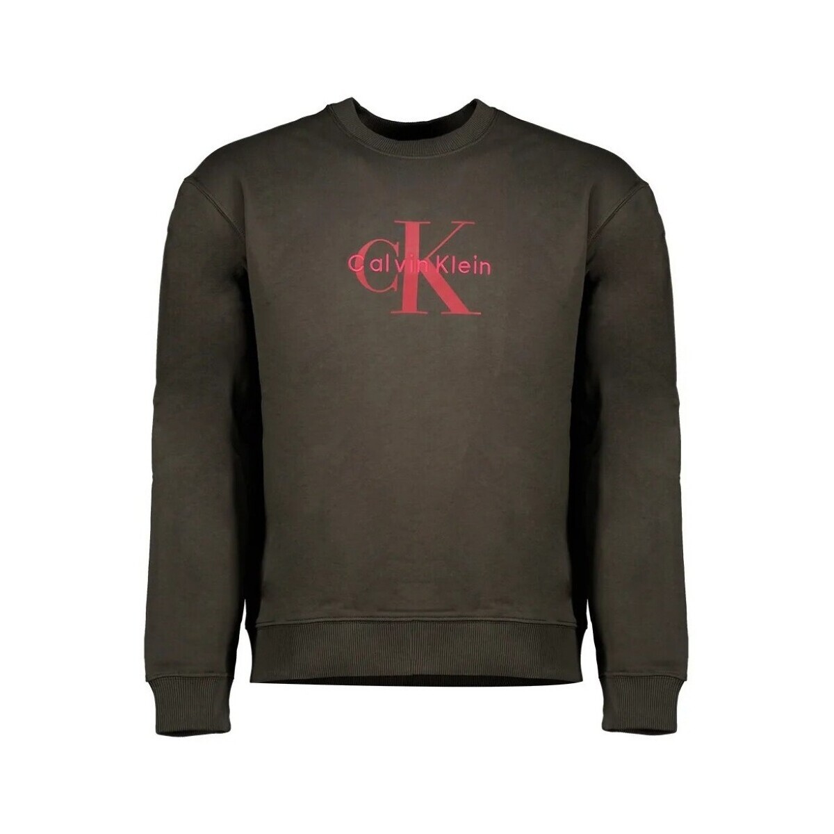 Calvin Klein Jeans  LS EU 350TERRY MONOLOGO  Hnědá