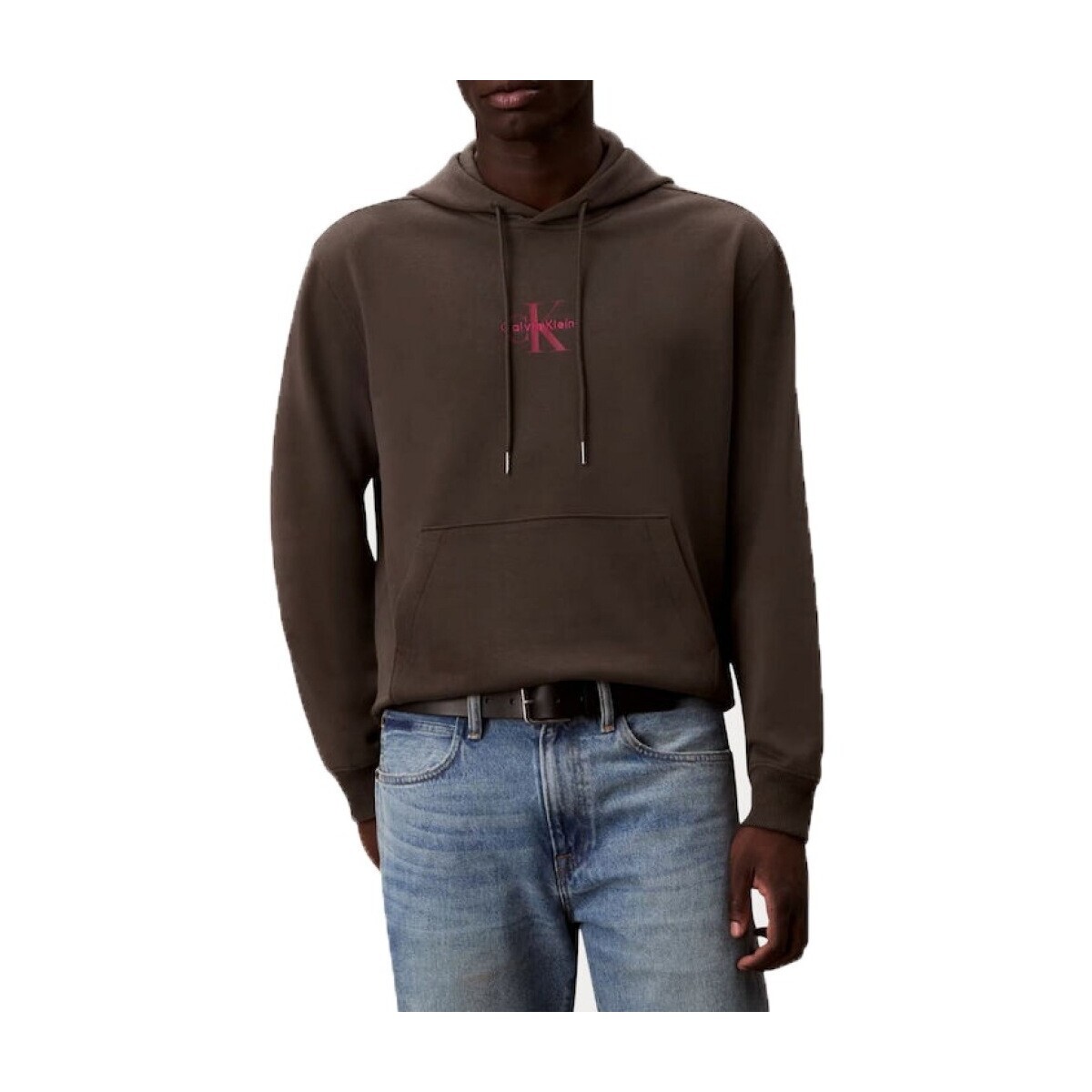 Calvin Klein Jeans  LS EU 350TERRY MICRO MON  Hnědá