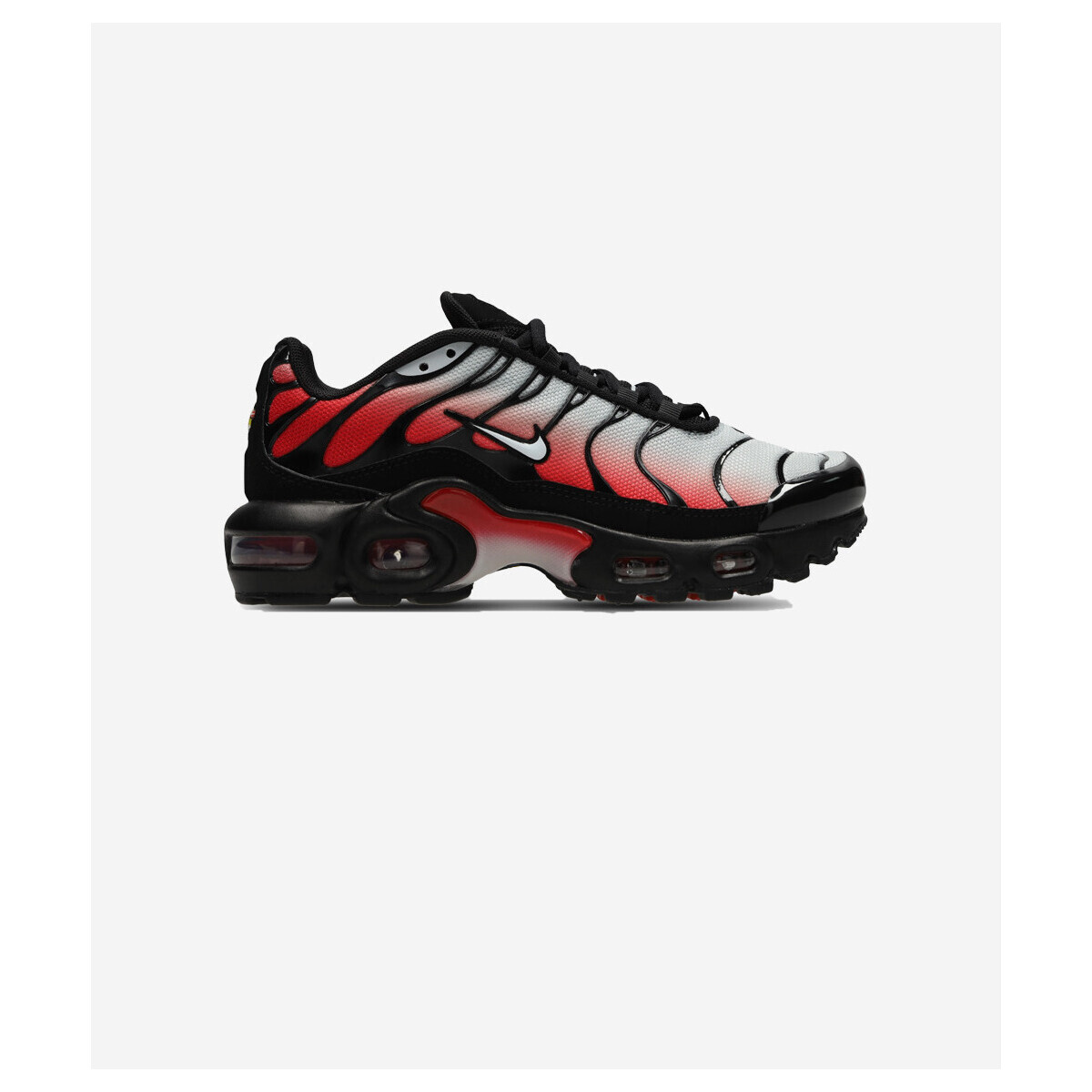 Nike  GS Air Max Plus Pure Platinum University Red  Červená