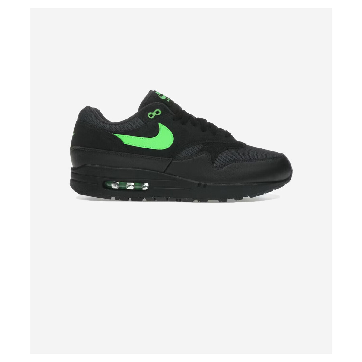 Nike  Air Max 1 Essential Black Green Strike  Černá