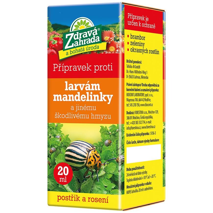 Zdravá Zahrada - přípravek proti larvám mandelinky 20 ml