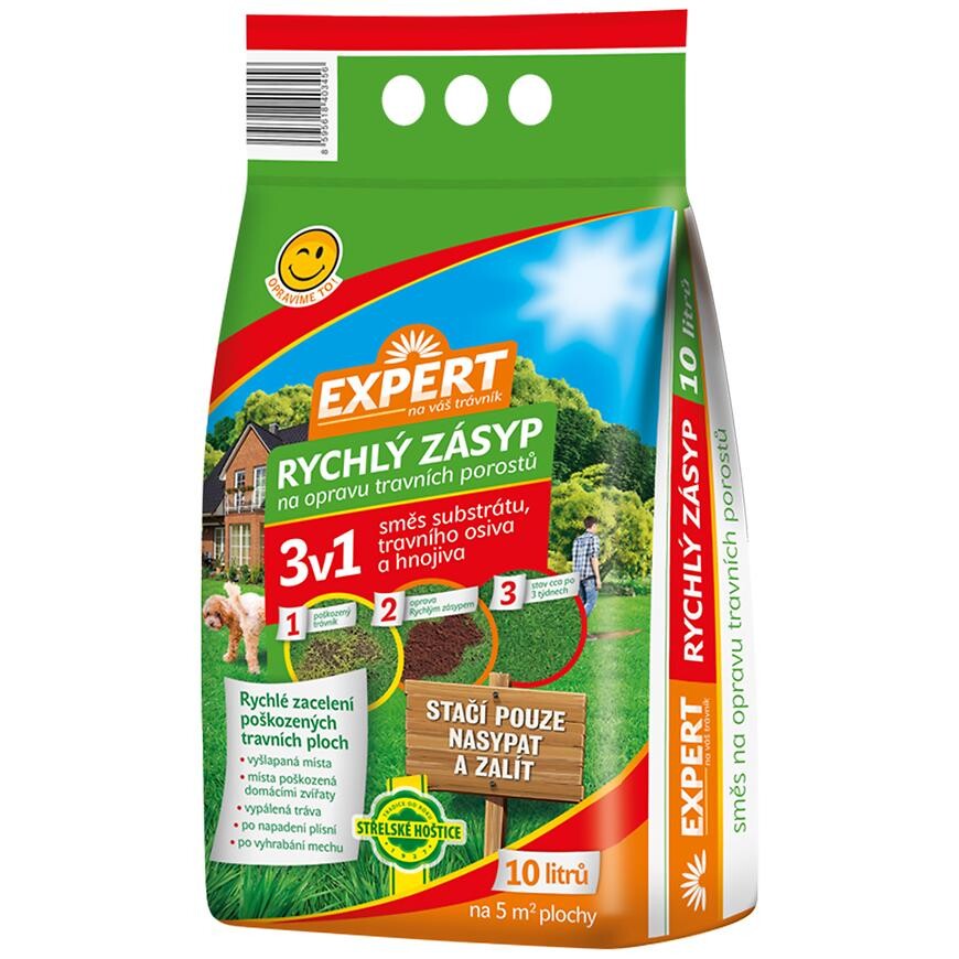 Expert - rychlý zásyp (směs na opravu travních ploch) 10 l