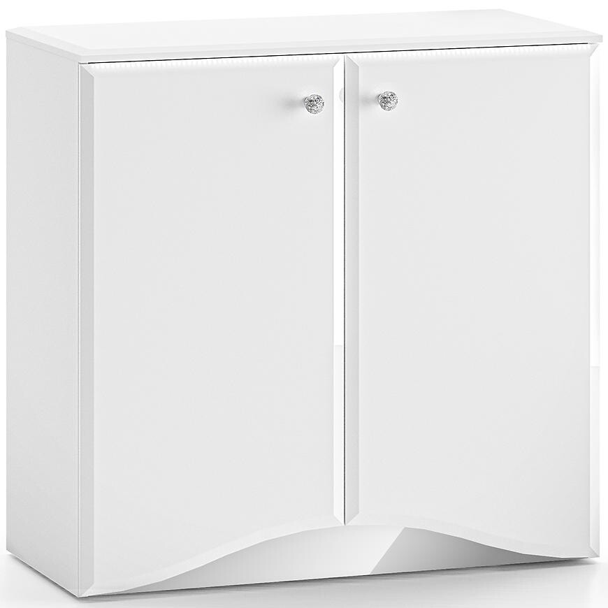 Komoda Glamour 09 bílá lesk