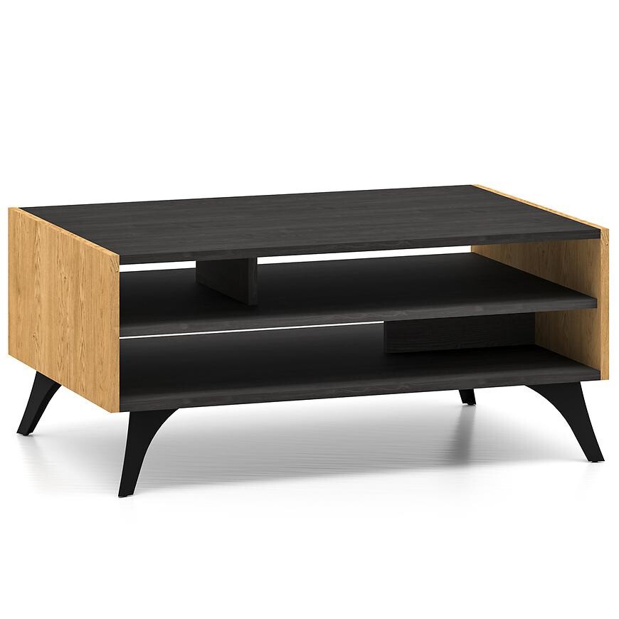 Konferenční stolek Toscania 07 dub Dune/černý jasan