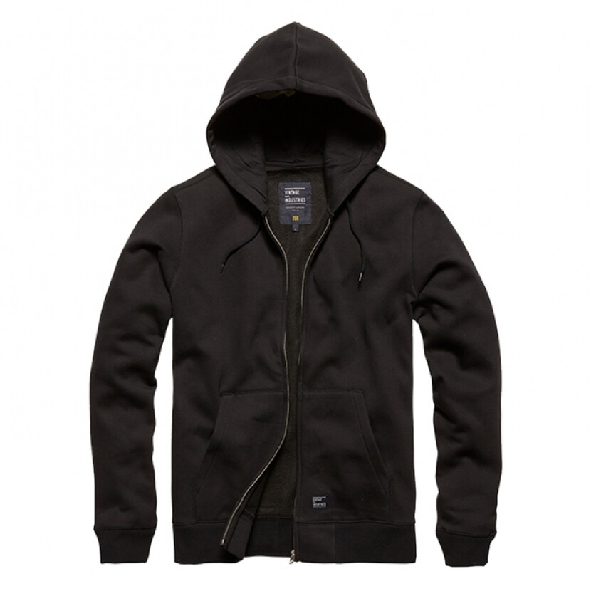 Mikina Vintage Industries Redstone - černá, 3XL