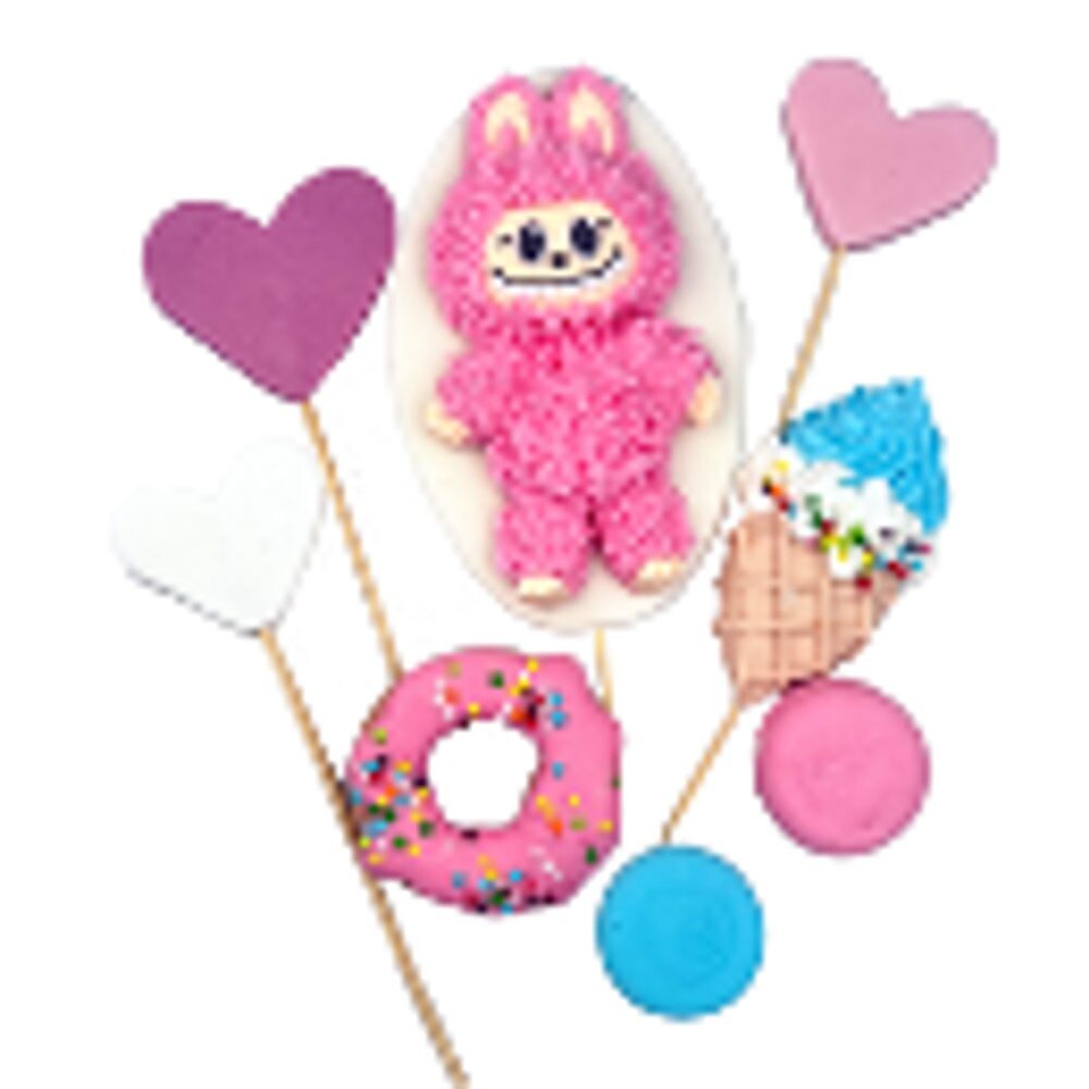Labubu sada zápichů se zmrzlinkou - K-Decor
