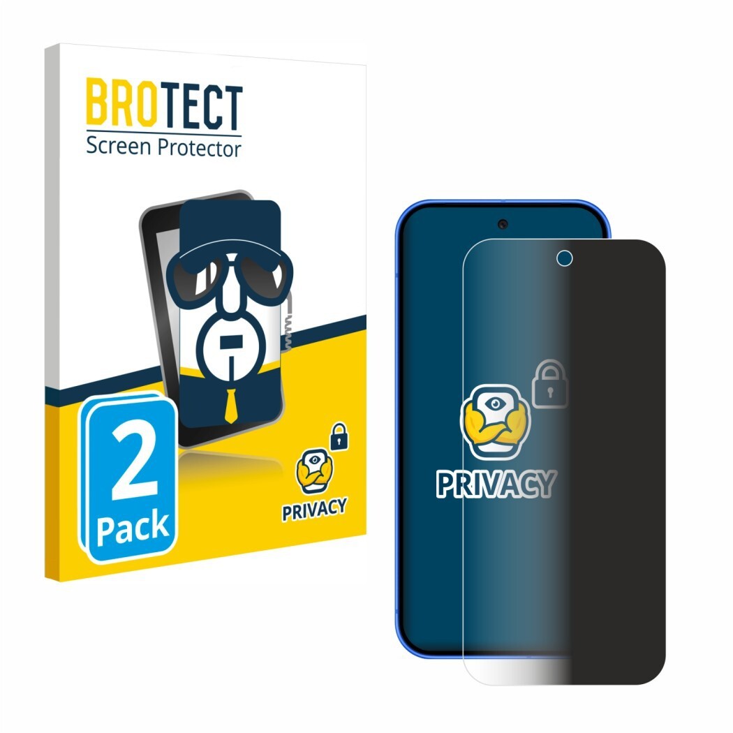 Ochranné fólie 2x BROTECT Privacy Clear Screen Protector for Google Pixel 10