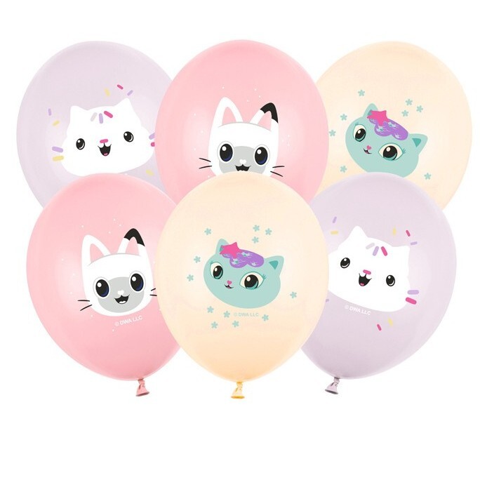 Balónky latexové Gabby's Dollhouse 30 cm 6 ks