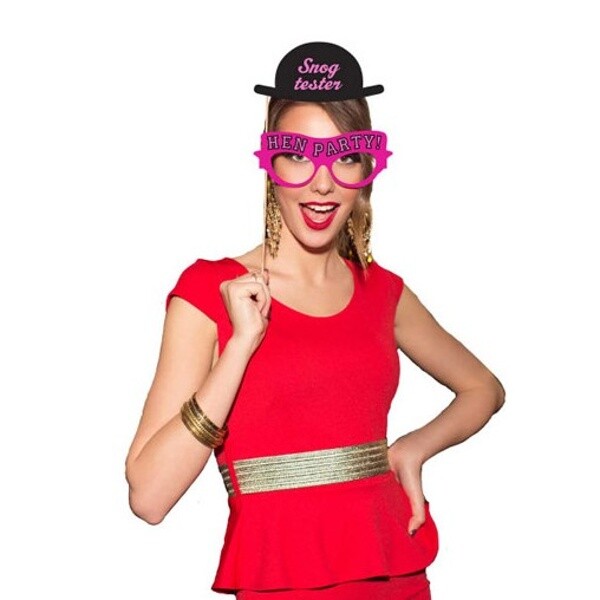 Rozlučka se svobodou Hen Night - Rekvizity do fotokoutku 12 ks